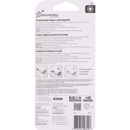 Dreambaby Nail Clippers with Magnifier, Premium