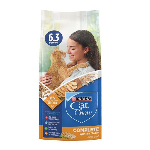 Purina Cat Chow Complete High Protein Dry Cat Food With Real Chicken  DestGlow