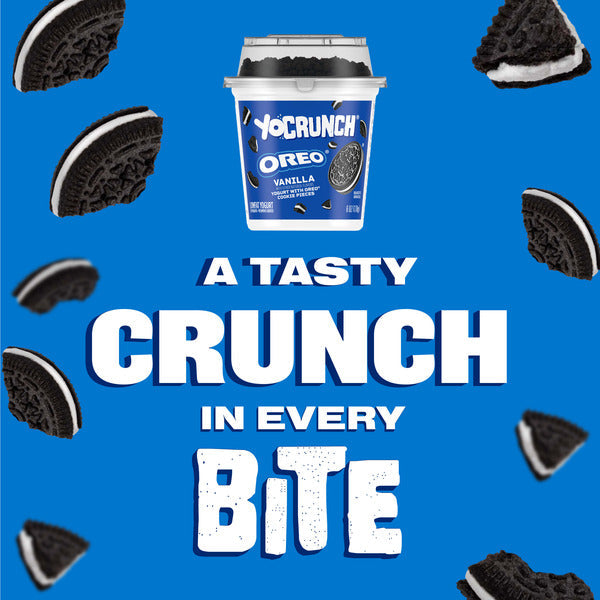 YoCrunch Cookies n Cream Lowfat Yogurt with Oreo Cookie Pieces