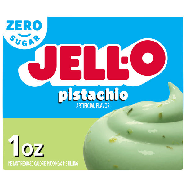 Jell-O Zero Sugar Pistachio Flavor Instant Pudding &amp; Pie Filling  DestGlow