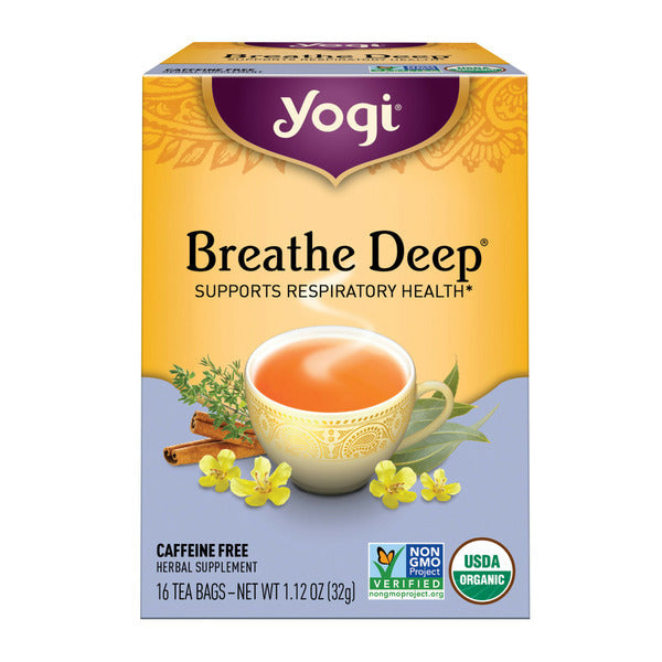Yogi Tea Herbal Tea, Breathe Deep, Caffeine Free  DestGlow