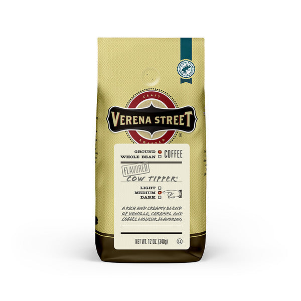 Verena Street Coffee Cow Tipper Flavored Ground Coffee  DestGlow