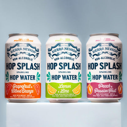 Sierra Nevada Hop Splash Non-Alcoholic Sparkling Hop Water Variety Pack 12 Pack 12oz Cans
