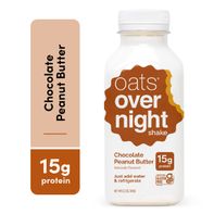 Oats Overnight Chocolate Peanut Butter Shake️  DestGlow