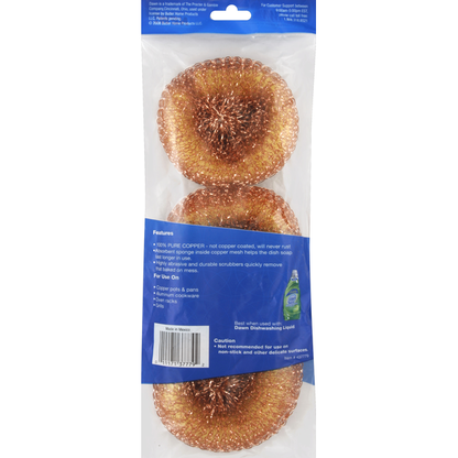 Dawn Scrubbers, 100% Copper Mesh