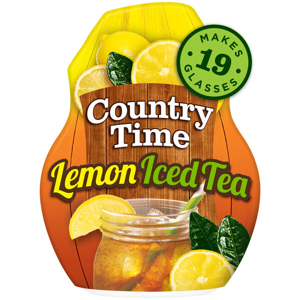 Country Time Lemon Iced Tea Naturally Flavored Liquid Drink Mix  DestGlow