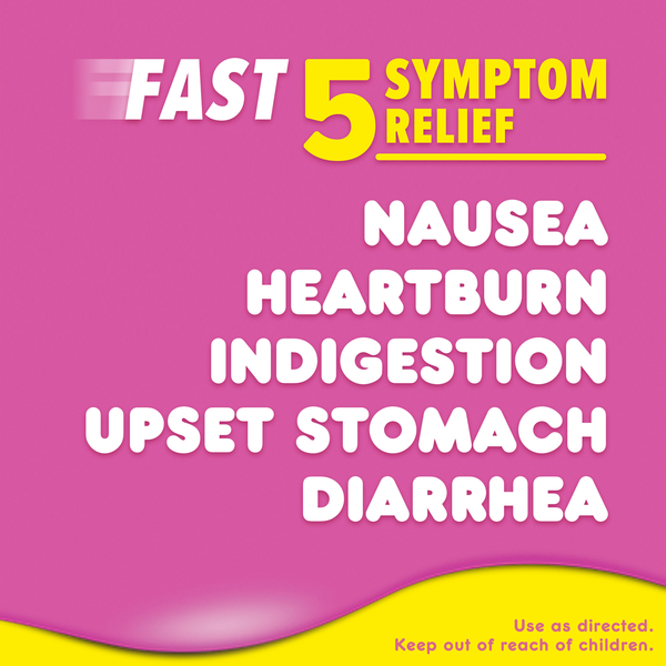 Pepto-Bismol Caplets for Upset Stomach &amp; Diarrhea Relief, Over-the-Counter Medicine  DestGlow