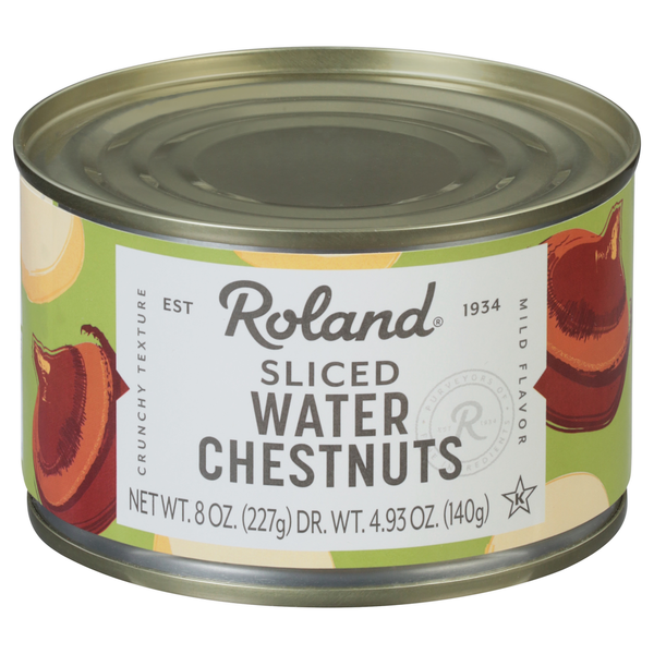 Roland Foods Water Chestnuts, Mild Flavor, Sliced  DestGlow