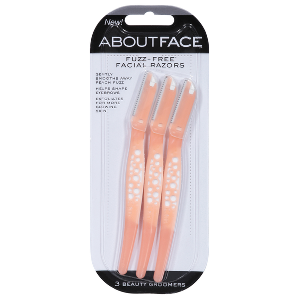AboutFace Facial Razors, Fuzz-Free  DestGlow