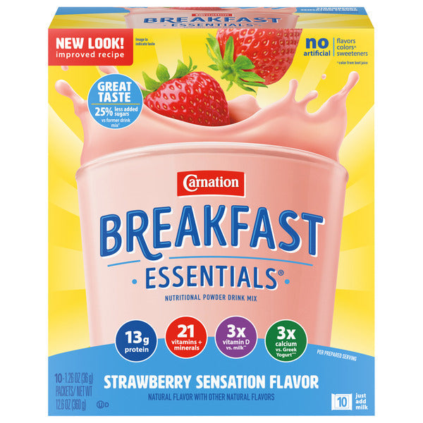 Carnation Breakfast Essentials Strawberry Sensation  DestGlow
