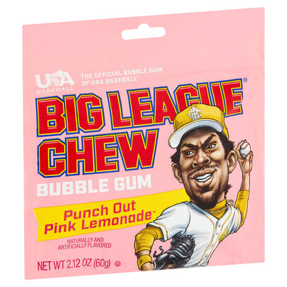 Big League Chew Punch Out Pink Lemonade Bubble Gum  DestGlow