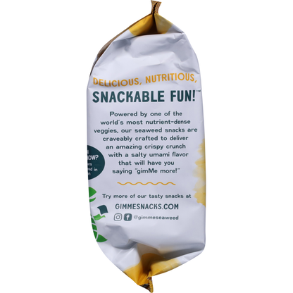 gimMe Seaweed Snacks, Roasted, Toasted Sesame  DestGlow