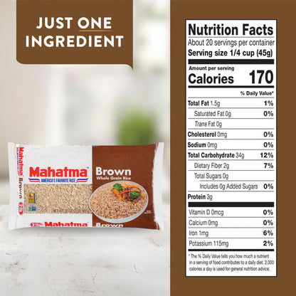 Mahatma Brown Whole Grain Rice
