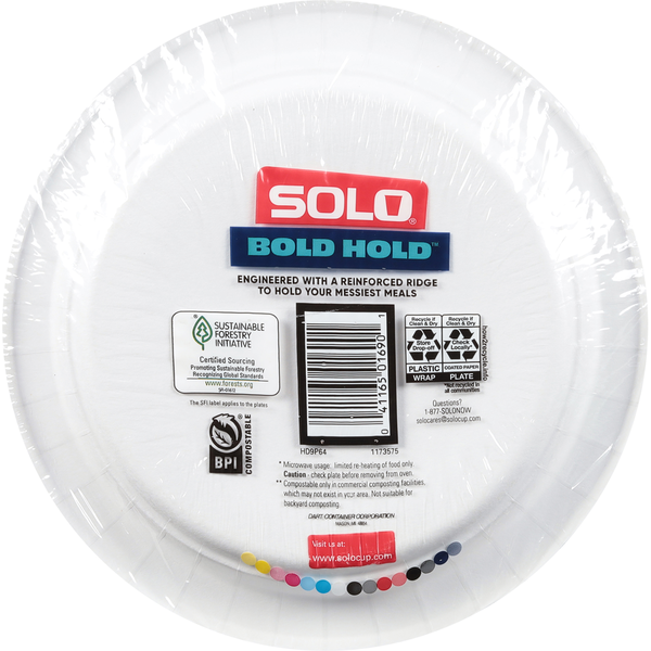 SOLO Paper Plates, Max Strength  DestGlow