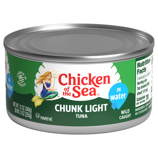 Chicken of the Sea Chunk Light Tuna in Water  DestGlow