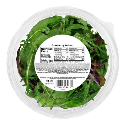 Bonduelle Bistro Cranberry Walnut Salad Bowl with Raspberry Vinaigrette