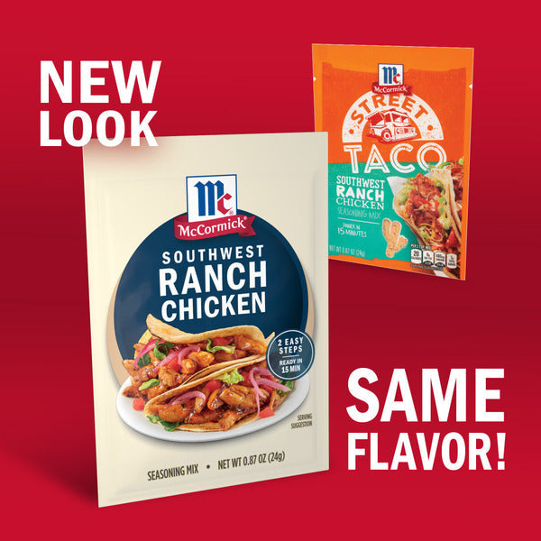 McCormick Street Taco Southwest Ranch Chicken Seasoning Mix  DestGlow