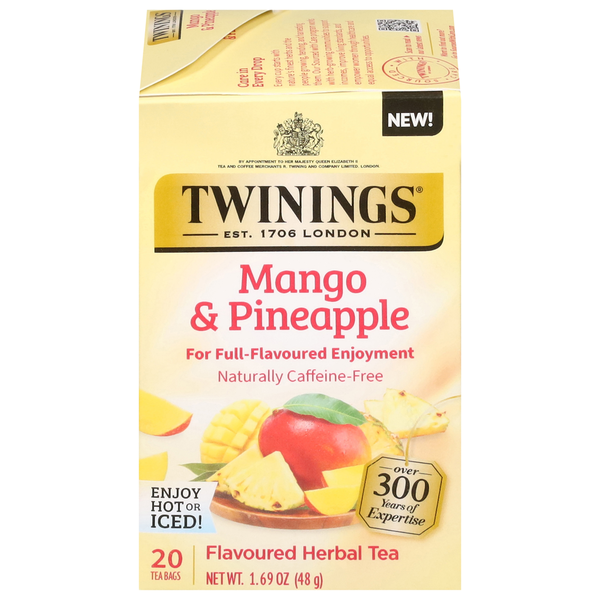 Twinings Flavoured Herbal Tea, Mango &amp; Pineapple
