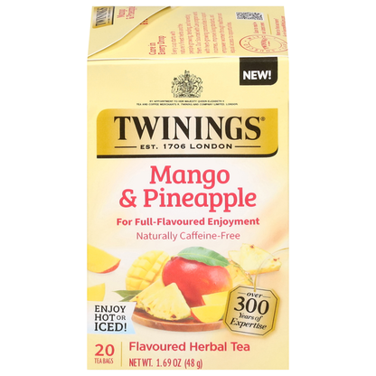 Twinings Flavoured Herbal Tea, Mango &amp; Pineapple
