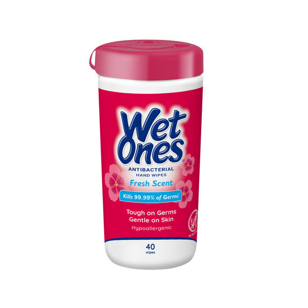Wet Ones Hand Wipes Canister, Fresh Scent, 40 ct  DestGlow