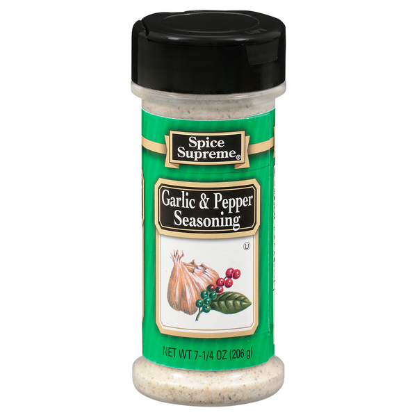 Spice Supreme Garlic &amp; Pepper Seasoning  DestGlow