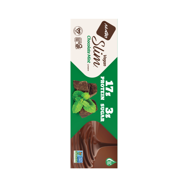 NuGo Slim Chocolate Mint, Vegan, Gluten Free, Low Sugar, Protein Bar  DestGlow