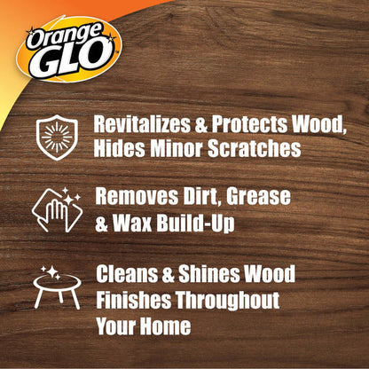 ORANGE GLO Wood Furniture 2-In-1 Clean &amp; Polish Spray
