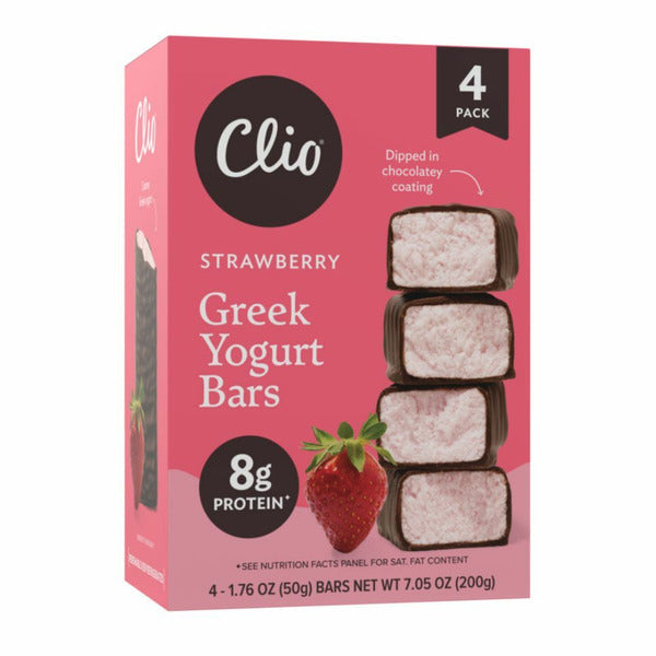 Clio Strawberry Greek Yogurt Bars