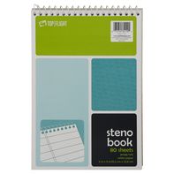 Top Flight Steno Book, Gregg Rule, White Paper, 80...
️  DestGlow