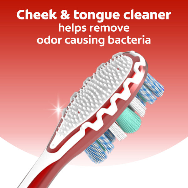 Colgate 360 Advanced Optic White Medium Toothbrush for Stain Removal  DestGlow