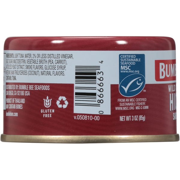 Bumble Bee Wild Caught Hickory Smoke Flavor Tuna  DestGlow