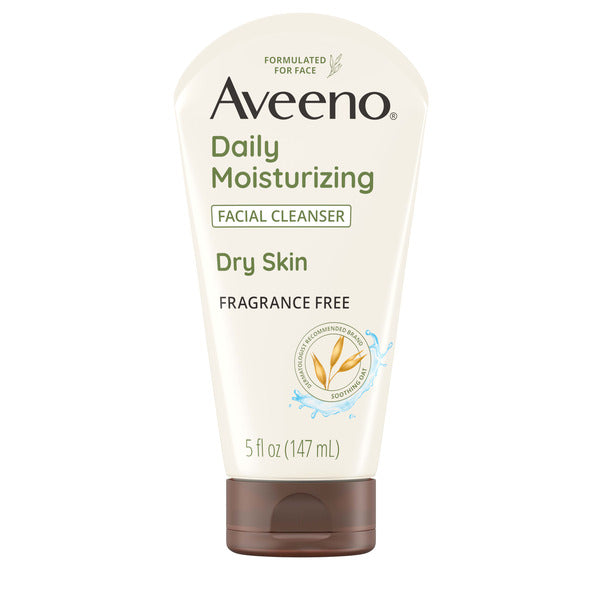 Aveeno Daily Moisturizing Facial Cleanser with Soothing Oat, 5 fl. oz  DestGlow