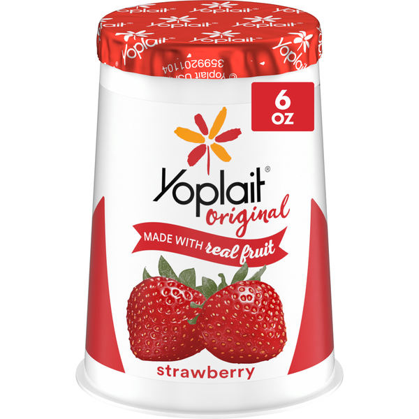 Yoplait Original Low Fat Strawberry Yogurt Cup  DestGlow