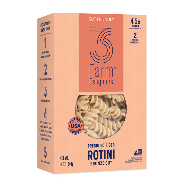 3 Farm Daughters High Fiber Rotini  DestGlow