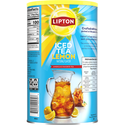 Lipton Lemon Iced Tea  DestGlow