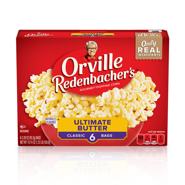 Orville Redenbacher Ultimate Butter Popcorn, Microwave Popcorn  DestGlow