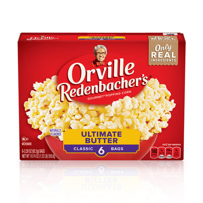 Orville Redenbacher Ultimate Butter Popcorn, Microwave Popcorn