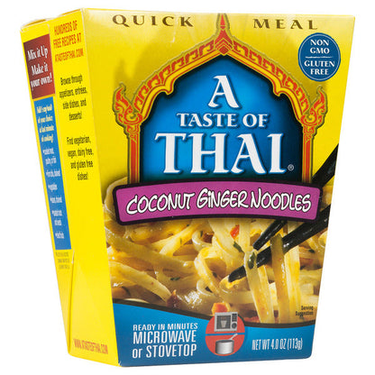 A Taste of Thai Coconut Ginger Noodles Quick Meal