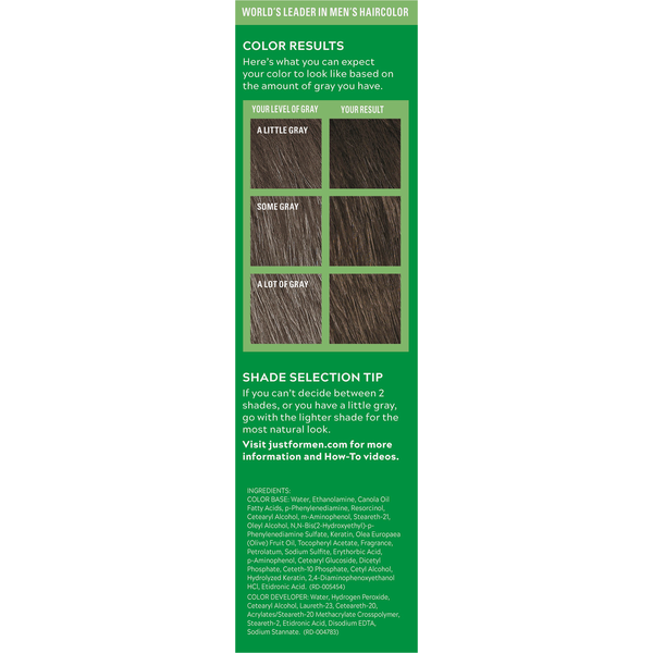 Just For Men Touch of Gray Multiple Application Kit, Mustache &amp; Beard, Dark Brown &amp; Black B-45/55