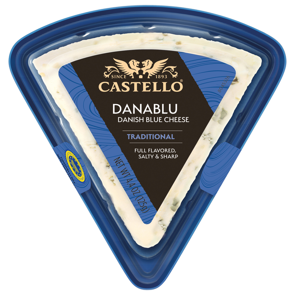 Castello Traditional Danish Danablu Blue Cheese  DestGlow