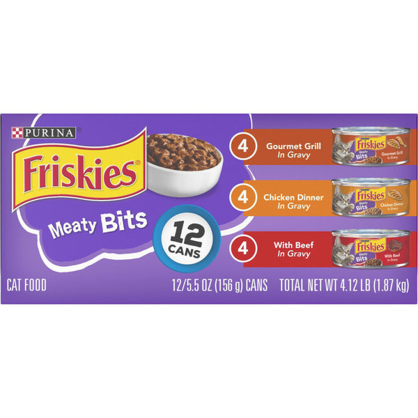 Purina Friskies Gravy Wet Cat Food , Meaty Bits  DestGlow