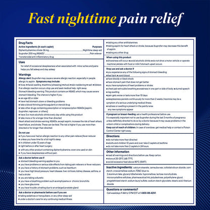 Advil PM Pain Reliever and Sleep Aid