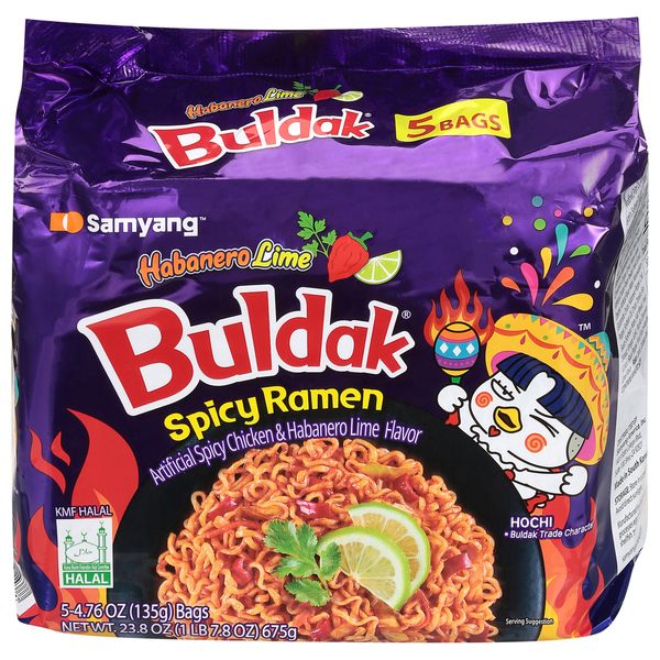 Samyang Foods Co., Ltd Spicy Habanero Lime Ramen  DestGlow
