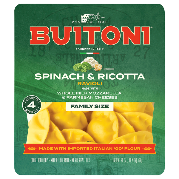 Buitoni Spinach &amp; Ricotta Ravioli Family Size