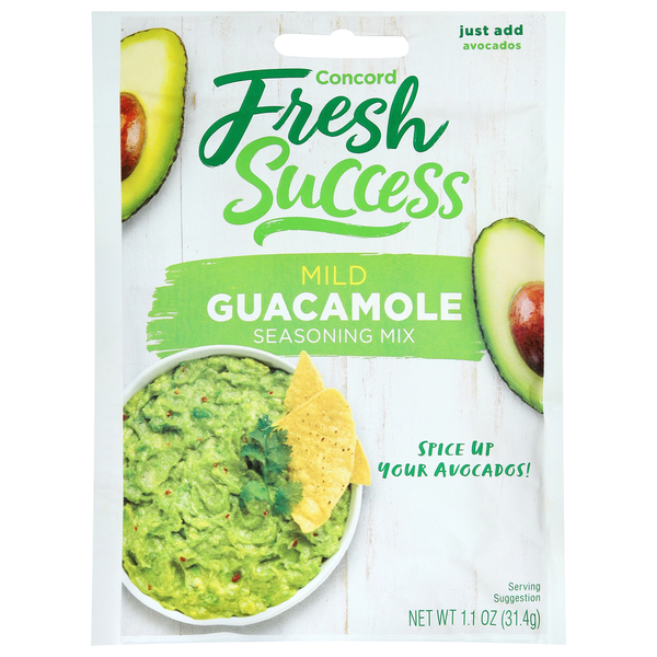 Concord Foods Mild Guacamole Seasoning Mix  DestGlow