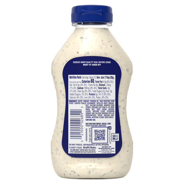 Kraft Tartar Sauce  DestGlow