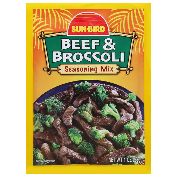 Sun-Bird Bef &amp; Broccoli Seasoning Mix  DestGlow
