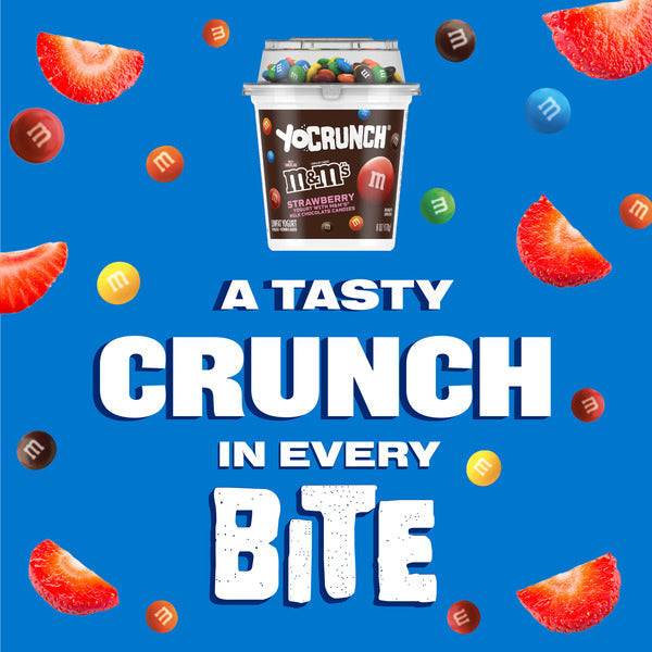 YoCrunch Strawberry Lowfat Yogurt with M&amp;M&