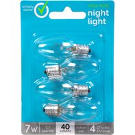 Simply Done Light Bulb, Night Light, Clear Bulb, 7...
️  DestGlow