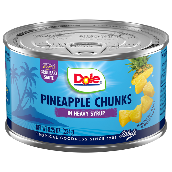 Dole Pineapple Chunks, in Heavy Syrup  DestGlow